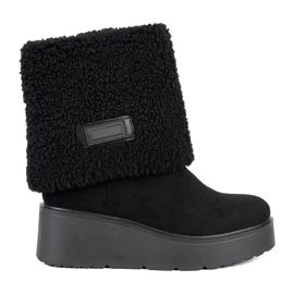 Seastar Schwarze, isolierte Keilstiefel für Damen