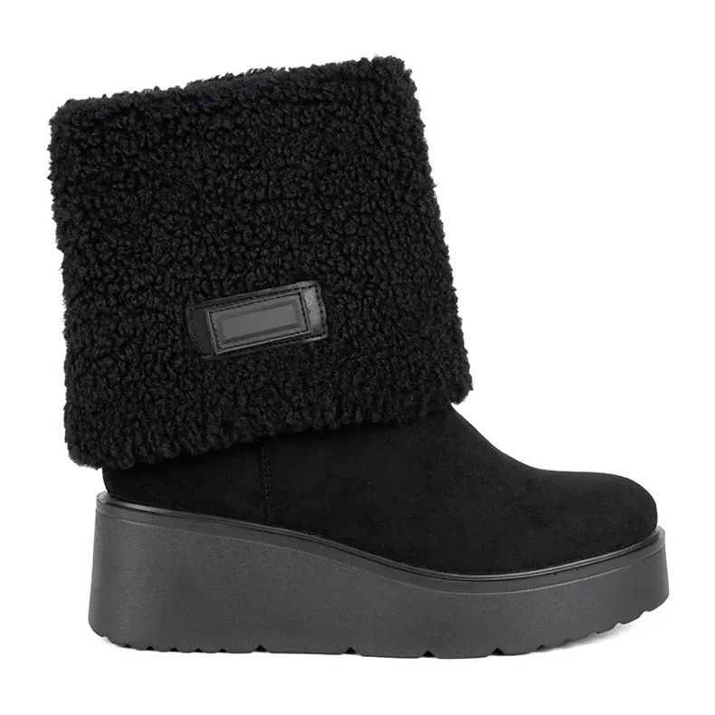 Seastar Schwarze, isolierte Keilstiefel für Damen