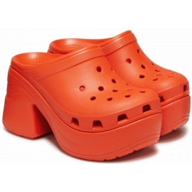 Croc-Heels Siren Clog 208547-84J orange