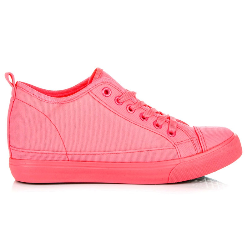Mckeylor Neon Turnschuhe auf Keil rosa