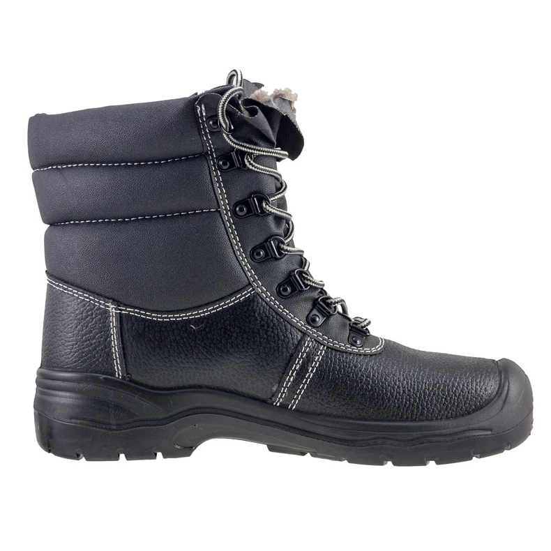 Herrenschuhe Winterhohe Schneestiefel Urgent 112 ob ohne Spitze schwarz