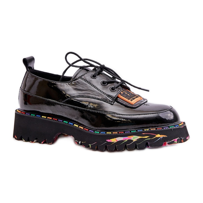 Schnürschuhe für Damen Artiker 55C0499 Schwarz