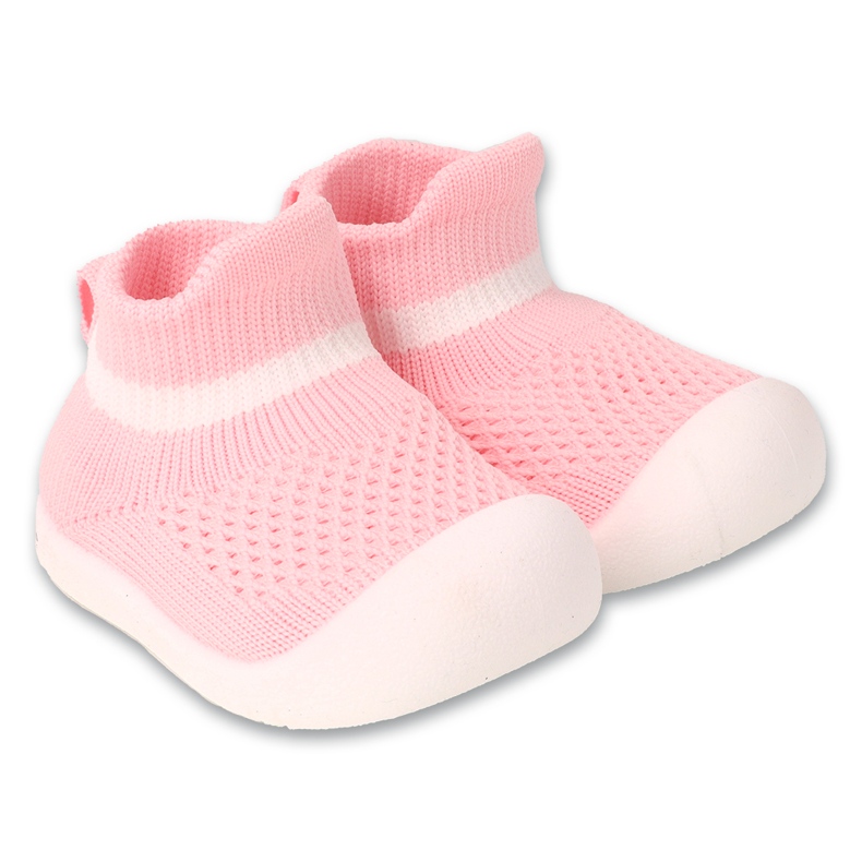 Befado Babyschuhe 002P073 elastische rosa Unterteile