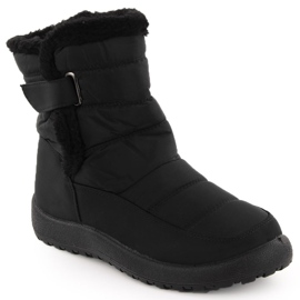 Schwarze Filo Donna Z24-50 Damen-Schneestiefel mit Fell