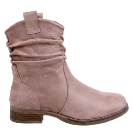 Klassische, flache Stiefeletten von Wonger Khaki beige