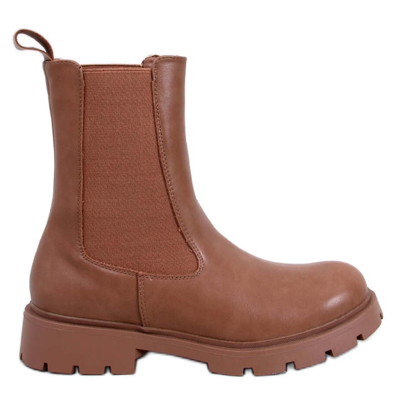 Hohe Chelsea-Stiefel für Damen von Setze Tan braun