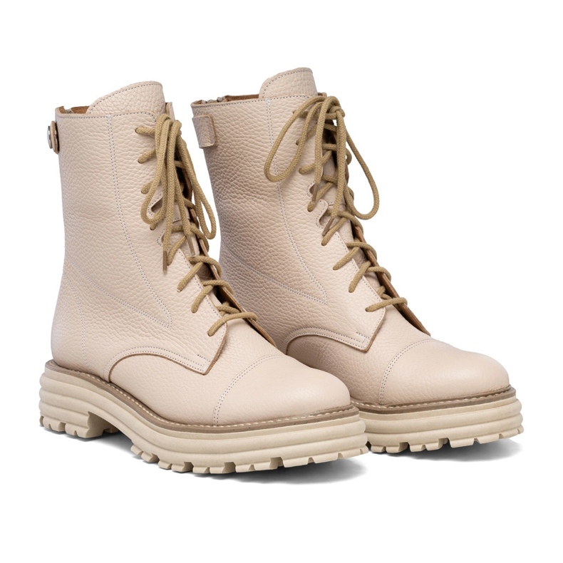 Damentasche aus beigem Leder Butdam WOR1