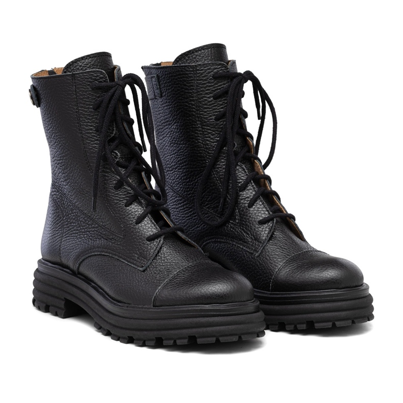 Damen-Baggies aus schwarzem Leder von Butdam WOR1