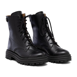 Damen-Baggies aus schwarzem Leder von Butdam WOR1