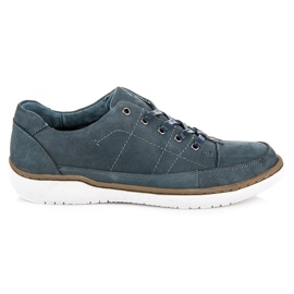 Mazaro Ledersneaker grau