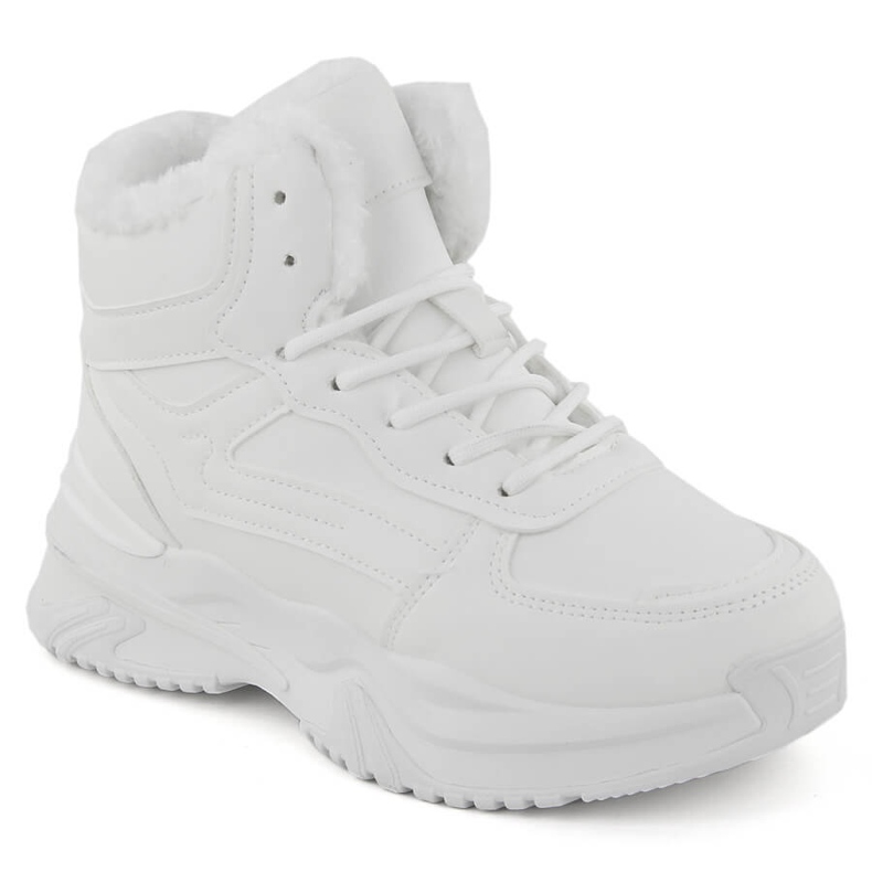 Isolierte Damenstiefeletten, weiß, Vinceza 34684