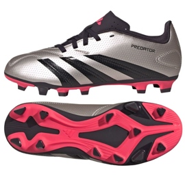 Adidas Predator Club FxG IF6423 Fußballschuhe silber-