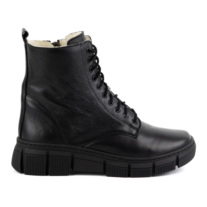 WASAK Damen-Winterstiefel aus isoliertem Leder 0660W schwarz