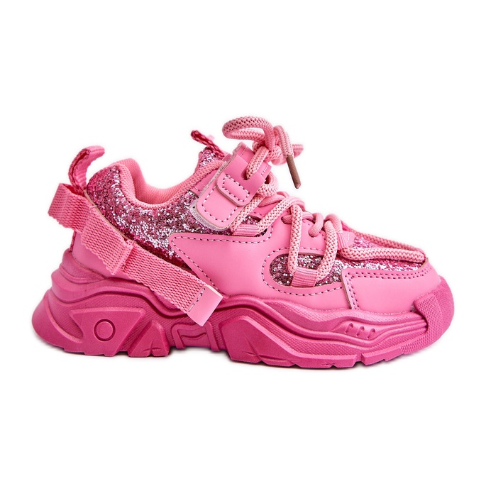 Mit Pailletten verzierte Kinder-Sneaker, rosa Liatoma