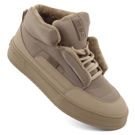 Beige isolierte Damenstiefel Big Star OO274A532