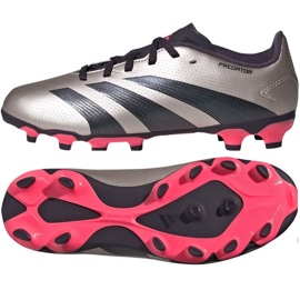 Adidas Predator League Mg IF6410 Fußballschuhe silber-