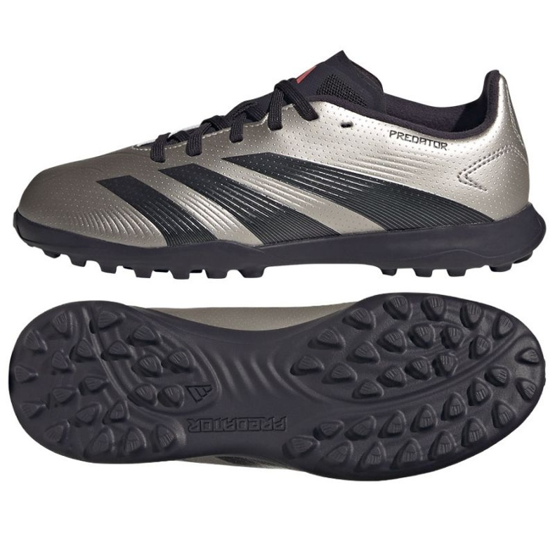 Adidas Predator League Tf IF6414 Fußballschuhe silber-