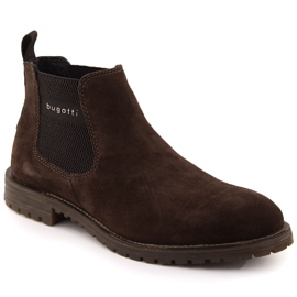 Herren-Chelsea-Stiefel mit Lederisolierung, braun, Bugatti OO153224