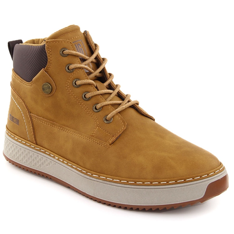 Schwarze High-Top-Sneaker für Herren Big Star OO174561