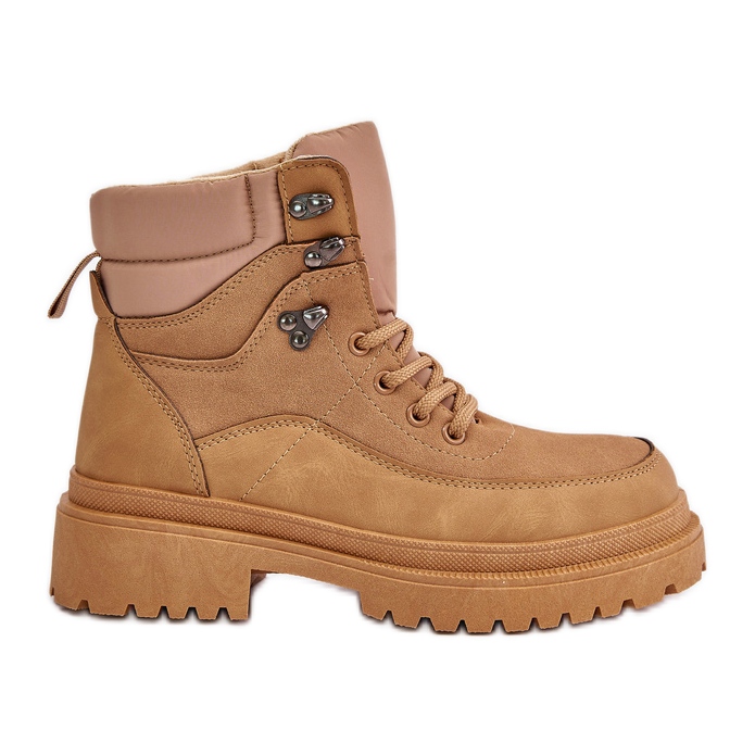 Camel Rabaria Damen-Schnürstiefeletten braun
