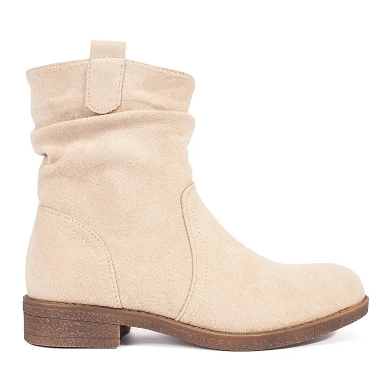 Beige Cowboystiefel für Damen