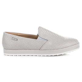 Vices Schuhe mit Tiermotiv grau