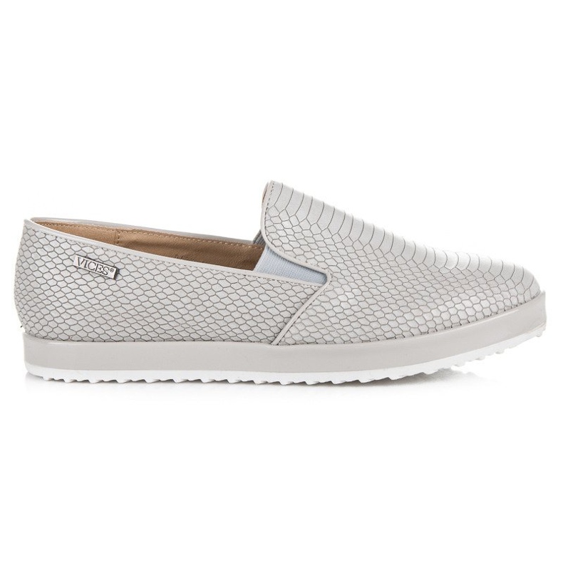 Vices Schuhe mit Tiermotiv grau