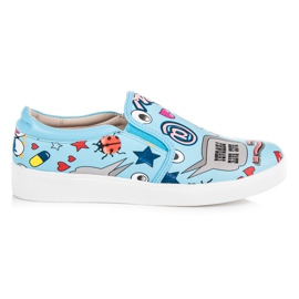 Vices Comic Slipony Laster blau