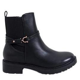 Klassische Damen-Chelsea-Stiefel Royle Black schwarz