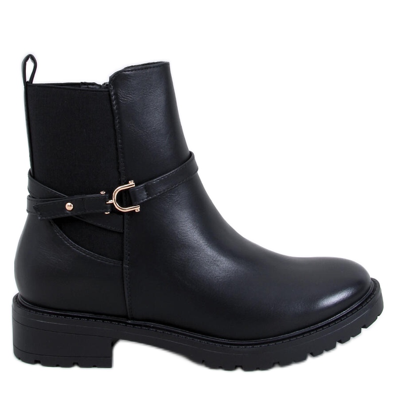 Klassische Damen-Chelsea-Stiefel Royle Black schwarz