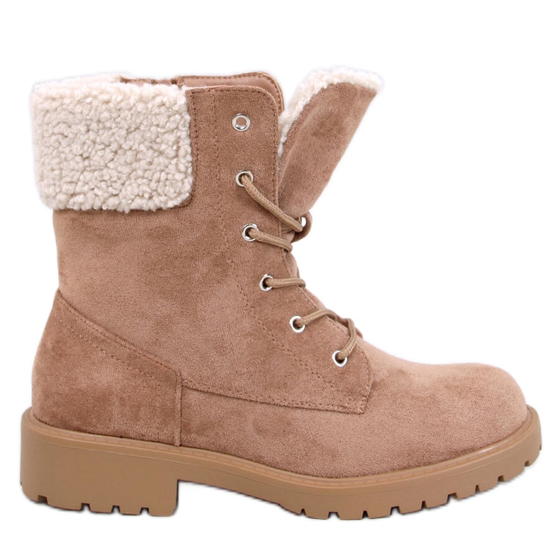 Barkoi Camel Schnürstiefeletten braun