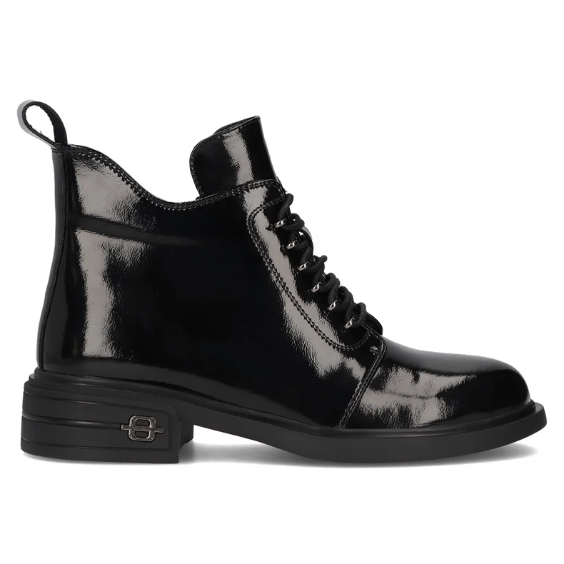 Filippo DBT6318/24 Bk Lederstiefel, schwarz