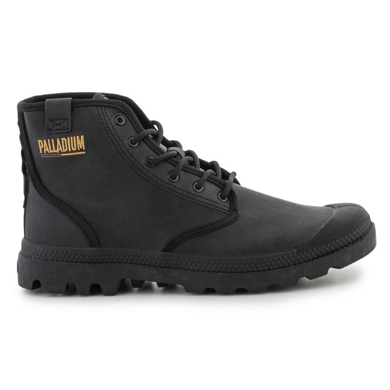 Palladium Pampa Hi Coated U 74375-008-M Schwarze Schuhe