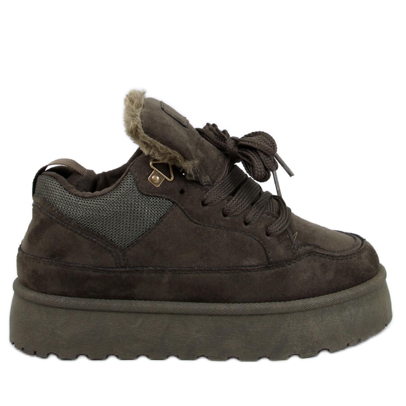 Skinner Green isolierte Plateau-Sneaker grün