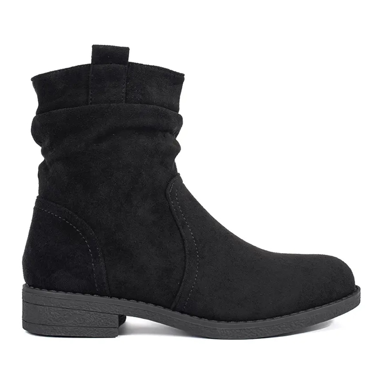 Schwarze Cowboystiefel für Damen aus Wildleder