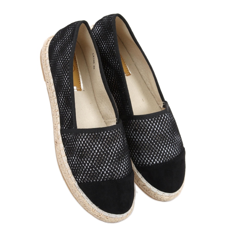Alika Schwarze Damen-Espadrilles – Inello