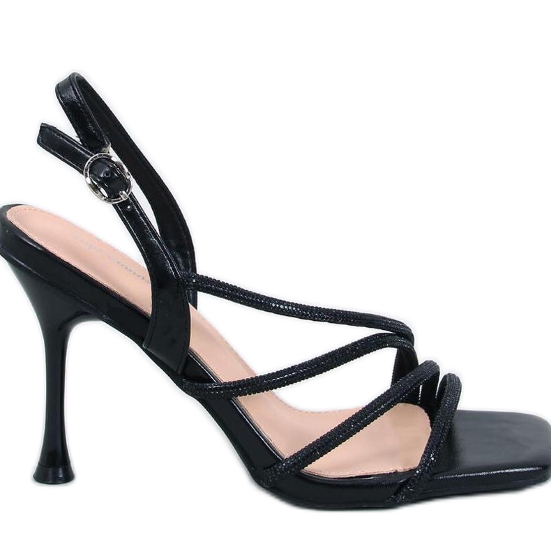 Dubois Schwarze High-Heel-Sandalen - Inello