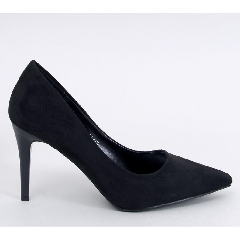 Schwarze Wildleder-High-Heels
