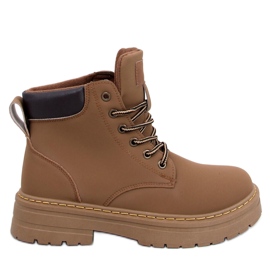 Damen Timber Boots Kaffee braun