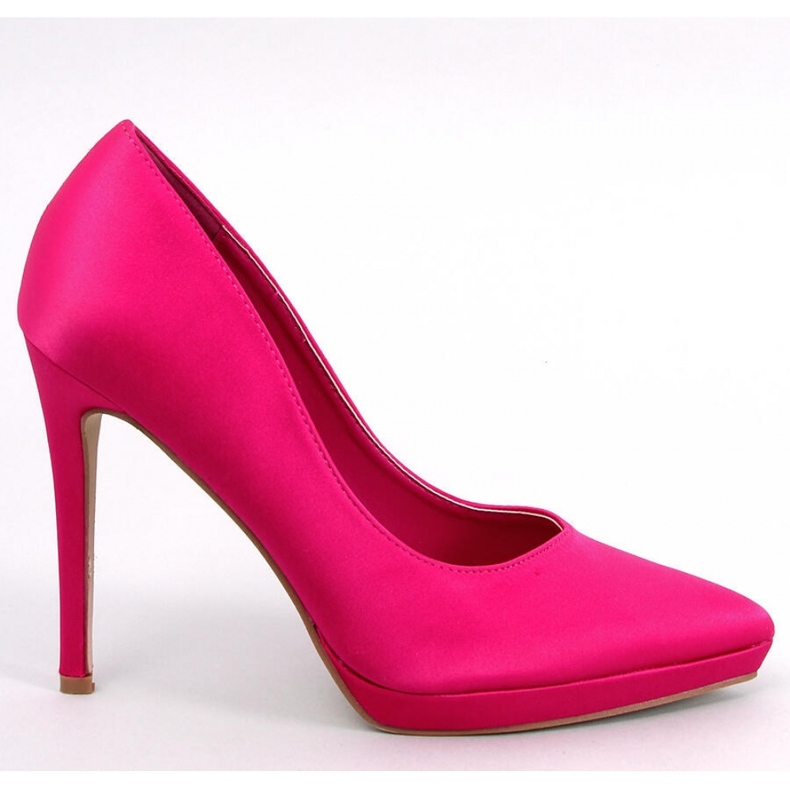 Fuchsiafarbene Stiletto-Pumps rosa