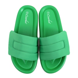 Grüne Nylon-Flip-Flops