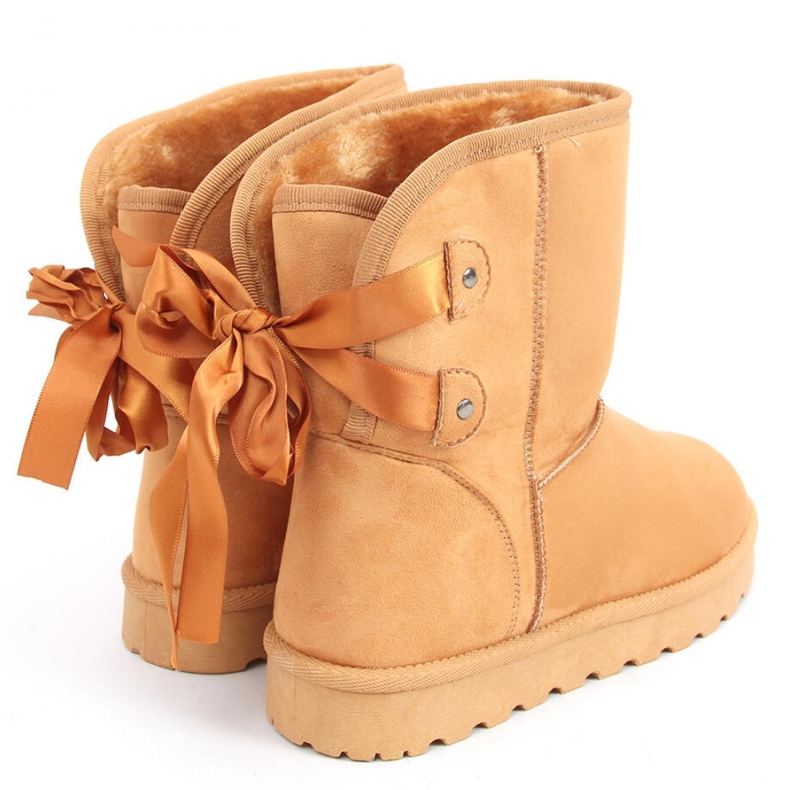 Emus Schneestiefel mit Schleifen Stella Camel - Inello braun