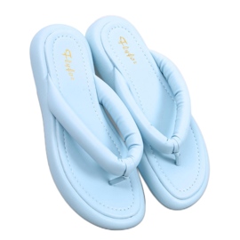 Blaue Damen-Flip-Flops