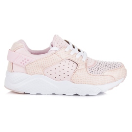 Kylie Sportschuhe mit Kristallen rosa