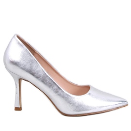 Silberne Damen-High-Heels grau