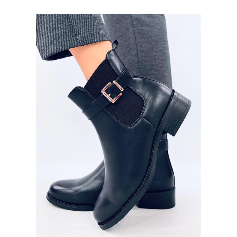 Klassische Chelsea-Stiefel für Damen in Schwarz
