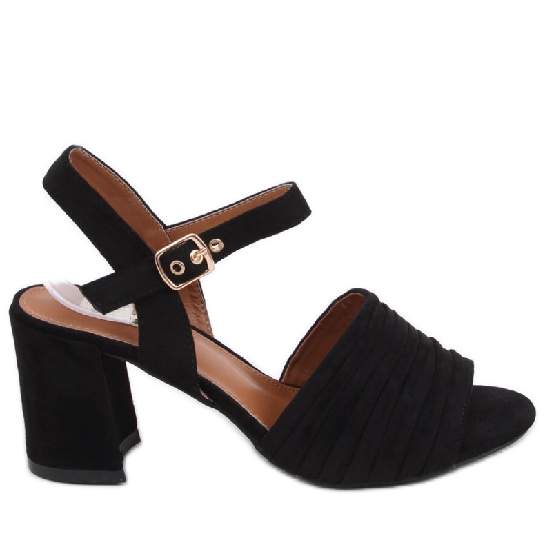 Schwarze Sandaletten