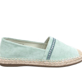 Grüne Espadrilles für Damen