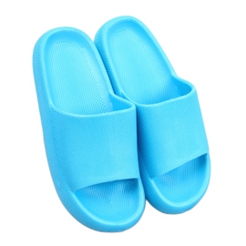 L.BLUE Gummi-Flip-Flops blau