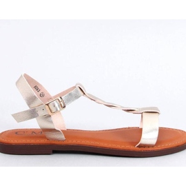 Pourta Gold Damensandalen - Inello gelb